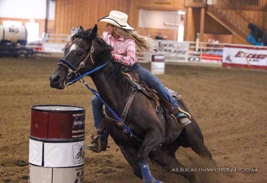 Avari Johnson lives for barrel racing