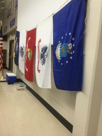 Flags of the U.S Military Branches. Photo by Kiah Macki