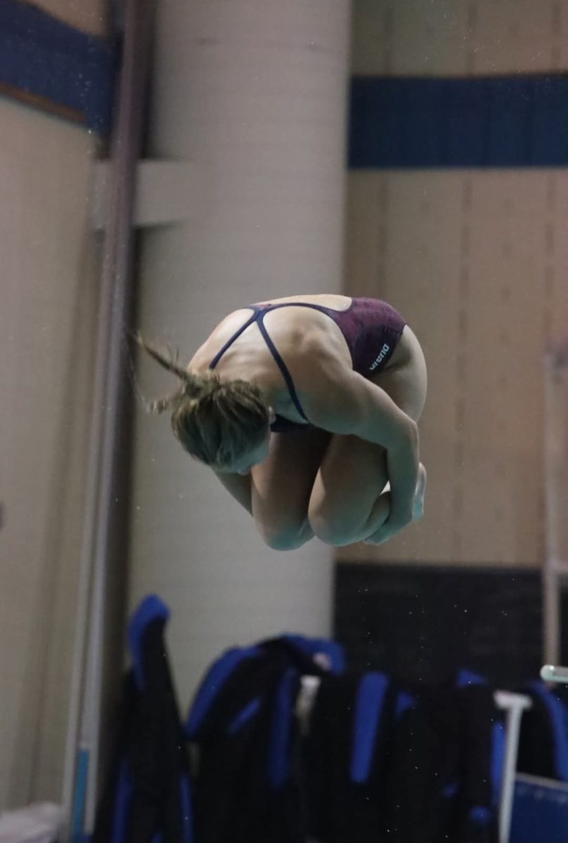 Annika performing a Front Double.